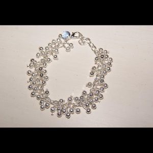 Sterling Silver Million ball clasp Bracelet